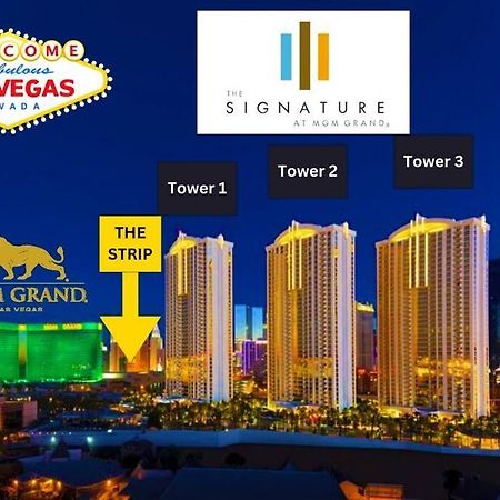 32Nd Flr Penthouse @Mgm Signature 1Bed, No Fee Las Vegas Bagian luar foto