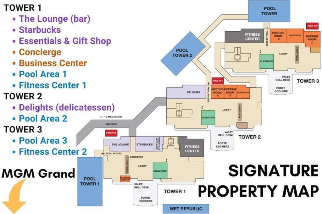 32Nd Flr Penthouse @Mgm Signature 1Bed, No Fee Las Vegas Bagian luar foto