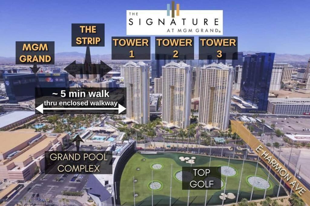 32Nd Flr Penthouse @Mgm Signature 1Bed, No Fee Las Vegas Bagian luar foto